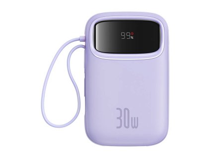 Baseus QPow 2 10000mAh 30W 2xUSB-C powerbank (lila)