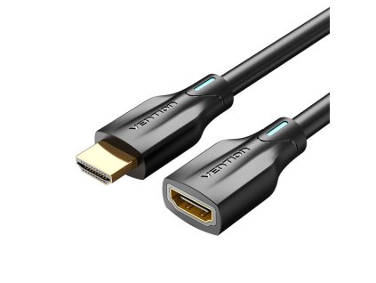 Vention AHBBF HDMI 2.1 hosszabbító kábel, 1 m, 8K 60Hz/4K 120Hz (fekete)