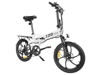 PVY Z20 Pro Electric Bike 20 Inch Tire 500W Hub Motor 25Km/h Max Speed 36V 10.4Ah Removable Battery 80-100KM Range LCD Display - White