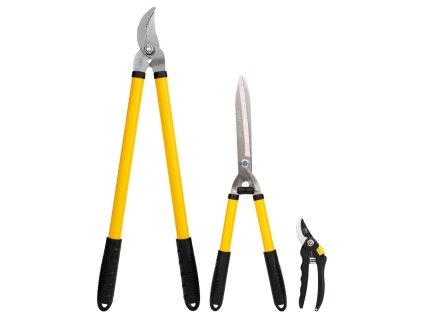 Kerti szerszámkészlet 3 db Deli Tools EDL580003 (sárga)