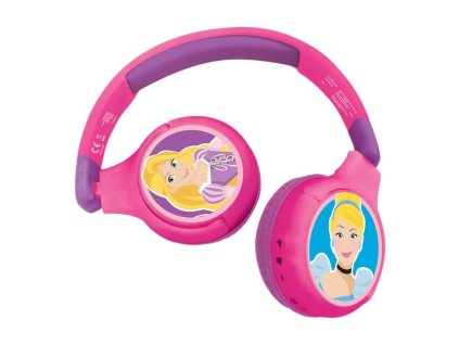 Disney Princess Lexibook 2 az 1-ben összecsukható fejhallgató