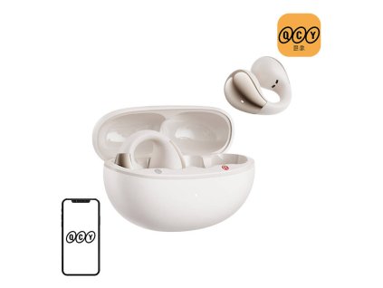 150671 sluchadla qcy crossky clip t33 biele