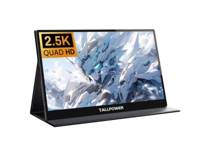 TALLPOWER TP-1 15.6-inch Portable Monitor, 1920 x 1080 2K Full HD Display, 120Hz Refresh Rate, 100% sRGB, 178° Viewing Angle, 2*Type-C 3.1, 1*HDMI