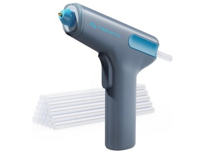 Tilswall W102 4V Motor Driven Hot Glue Gun, 15s Fast Preheating, LED Light, Type-C Rechargeable, 40-60min Run Time