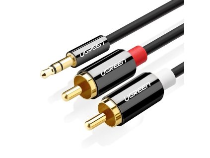 UGREEN Adapter 3,5mm Jack do 2RCA (Cinch) 2m (1)