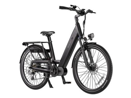 Vitilan L5 Electric Bike, 500W Motor, 48V 15Ah Battery, 26*2.4-inch Tire, 40km/h Max Speed, 105km Range, Hydraulic Disc Brakes, Adjustable Spring Suspension Fork, Shimano 7-speed, Intelligent Color Display - Black
