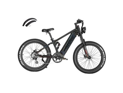 Vitilan T7 Mountain Electric Bike, 26*4.0-inch CST Fat Tires 750W Bafang Motor 48V 20Ah Battery 28mph Max Speed 80miles Max Range Backlit LCD Display Front & Rear Hydraulic Disc Brakes SHIMANO 8-Speed - Mixed Color