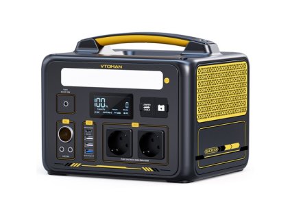 VTOMAN JUMP 600X 299Wh Portable Power Station, 600W Output, Pure Sine Wave, Expandable 939Wh Capacity, 9 Ports, PD 60W USB-C