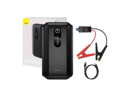 Baseus Super Energy Car Jump Starter 10000mAh, 1000A, USB (fekete)