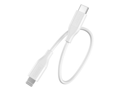 Choetech IP0040 USB-C-Lightning PD18/30W kábel 1,2 m (fehér)