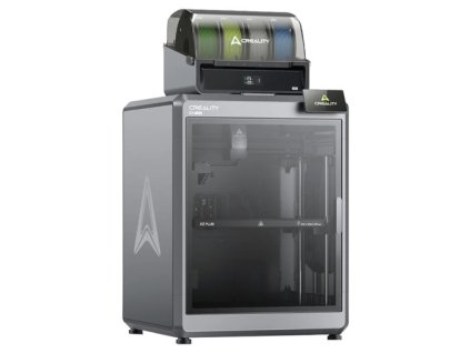 Creality K2 Plus Combo 3D Printer with CFS, Multi-Color Printing, Apus Extruder, Tilt Detection, FOC Closed-Loop Motors, 350x350x350mm, Active Chamber Heater - EU Plug