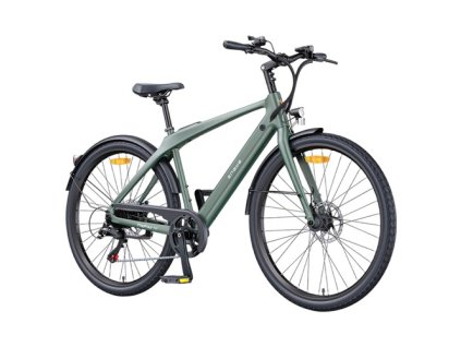 ENGWE MapFour N1 Air Electric Bike, 250W Motor, 36V 10Ah Battery, 700*38C Spoke Tires, 25km/h Max Speed, 100km Range, Front & Rear Mechanical Disc Brake, SHIMANO 7-speed, Torque Sensor, LCD Color Display - Ink Green
