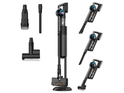 JIGOO V700 Cordless Vacuum Cleaner Station with 2.5L Dust Capacity, Auto Dust Collection