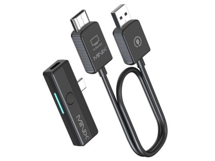 MINIX C1 Plus USB-C to HDMI Wireless Dongle, 165ft/50m Transmission, Plug and Play