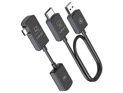 MINIX C1 USB-C to HDMI Wireless Dongle, 165ft/50m Transmission, Plug and Play, Compatible with iPhone 15