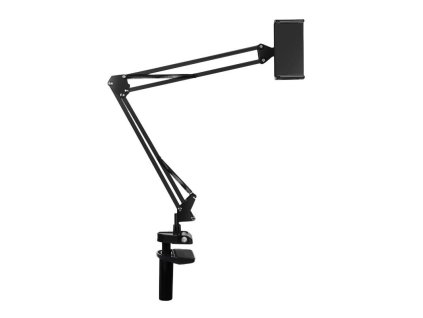 130497 stolovy stojan puluz s drziakom na telefon tablet cierny