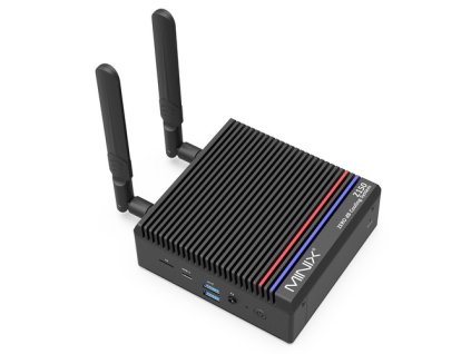 MINIX Z150-0dB Fanless Mini PC, Intel N150 4 Cores Max 3.6GHz, 8GB RAM 256GB SSD, 2*HDMI 4K@60Hz Dual Screen Display, WiFi 6 Bluetooth 5.2, 1*USB-C, 2*USB 3.2, 2*USB 2.0, 1*RJ45, 1*Audio Jack, 2*External WiFi Antennas