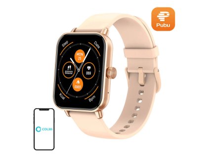 152657 5 inteligentne hodinky colmi p81 zlate