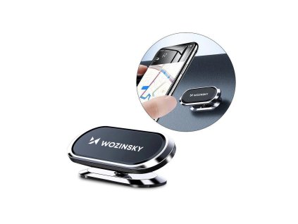 160076 wozinsky samolepiaci magneticky drziak do auta 360 na palubnu dosku strieborny wmh 06