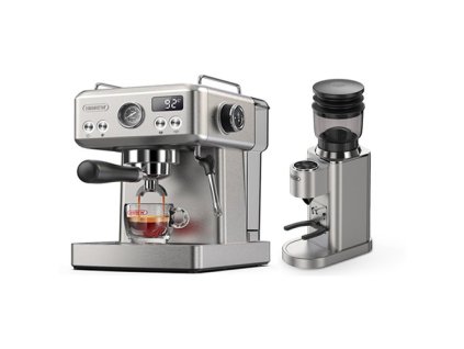 HiBREW H10A Semi Automatic Espresso Coffee Machine Combo G7 Coffee Grinder
