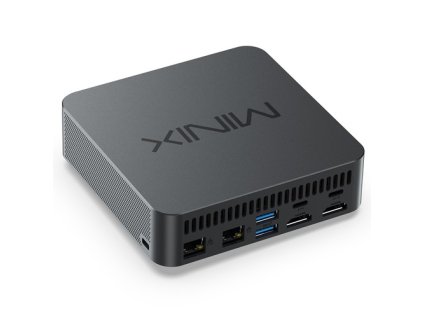 MINIX NGC N713 Mini PC, Intel Core i7-13620H 10 Cores Max 4.90 GHz, 32GB RAM 1TB SSD, 2*HDMI + 2*Type-C 4K Quad Screen Display, WiFi 6 Bluetooth 5.2, 2*RJ45, 4*USB3.2, 1*Audio, EU/US/UK Plug