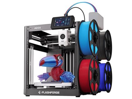 Flashforge AD5X 3D Printer, Smart 4-Color Printing, 600mm/s Max, 220*220*220mm