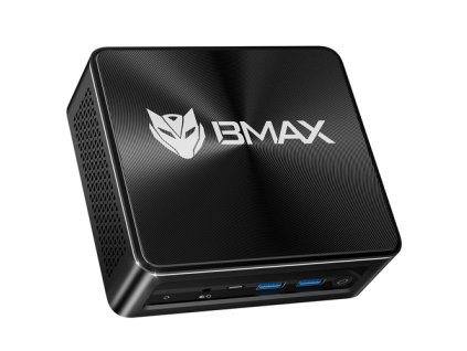 BMAX B7A Pro Mini PC, AMD Ryzen 5 7430U 6 Cores Max 4.3GHz, 16GB RAM 512GB SSD, DP+HDMI+Type-C 4K Triple Display, WiFi 6 Bluetooth 5.2, 2*USB3.2, 2*USB2.0, 1*RJ45, 1*Headset Jack