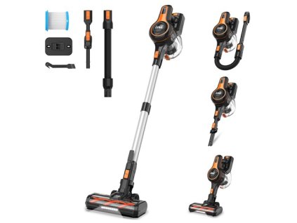 INSE S680 Cordless Stick Vacuum, 28kPa 250W Suction, Max 50min Runtime
