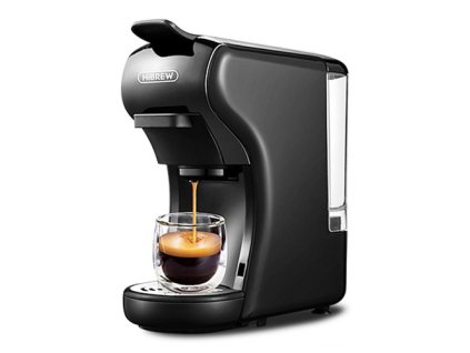 HiBREW H1A 4 IN 1 Expresso Coffee Machine Compatible with Dolce Gusto Ground Coffee - Black