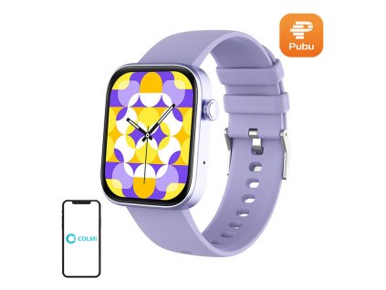 152495 inteligentne hodinky colmi p71 fialove