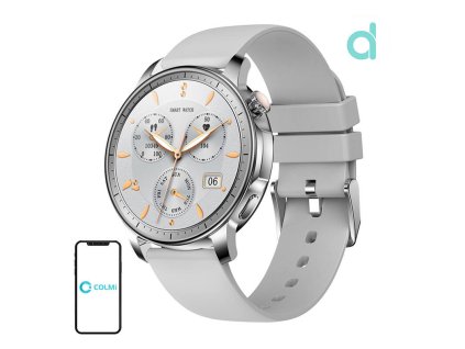 163337 inteligentne hodinky colmi v65 sive