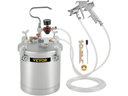 Tlaková nádoba na farbu 10 l (2,5 gal), 1,5 mm tryska, s pištoľou