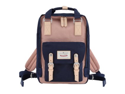 154199 batoh na notebook himawari 188l 14 tmavomodra a ruzova