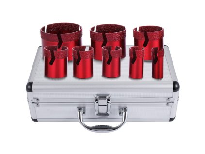 Diamantová sada vrtákov 20-68 mm na dlaždice/keramiku/mramor/porcelán