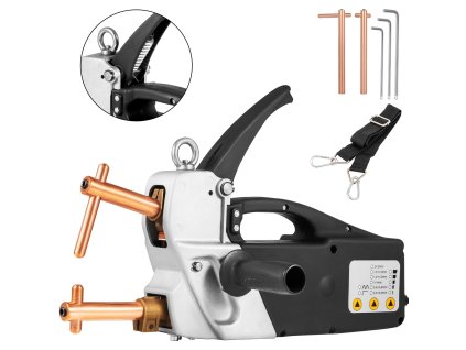 Elektrická bodová zváračka 400 v, max hrúbka 2.0+2.0 mm, prenosná