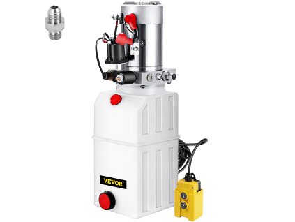 Hydraulická jednotka 6 quart (6 l) jednočinná 12v dc pre zdvíhanie áut