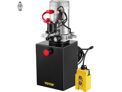 Jednočinné hydraulické čerpadlo 6l, 12v dc, 3200 psi, 6 portov