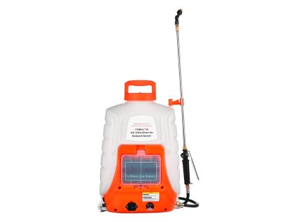 Batériový chrbtový postrekovač 15,1 l nádrž 0–90 PSI nastaviteľný tlak