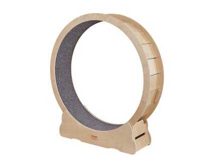 Bežecké koleso pre mačky 52 inch s odnímateľným kobercom a hračkou