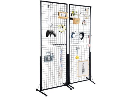 Dvojbalenie mriežkových panelov 61×170.7 cm dvojstranné s t-bázou