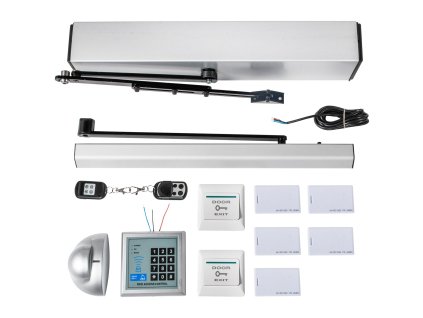 Elektrický otvárač a zatvárač dverí 10 kg 110-240V 50W 120° hliníkový