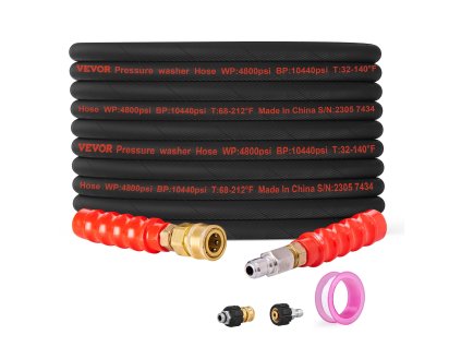 Hadica na vysokotlakový čistič 30.5m 3/8"-φ14.8/3/8"-φ15 4800 PSI