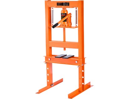Hydraulický lis 6 t s lisovacími platňami, h-rám, stolný stojan