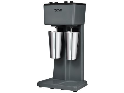 Mixér na milkshake s dvojitou hlavou a nerezovým prevedením pre nápoje