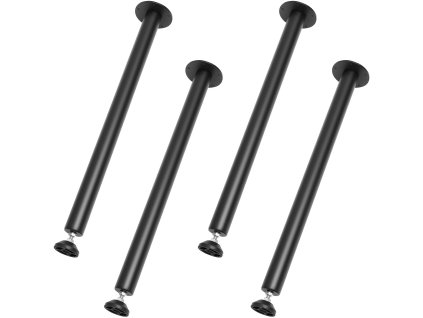 Nastaviteľné kovové stolové nohy 711.2 mm, 4 ks, nosnosť 544.3 kg