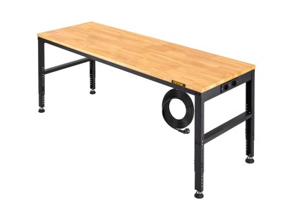 Nastaviteľný pracovný stôl 183×64 cm, výška 72–97 cm, nosnosť 900KG