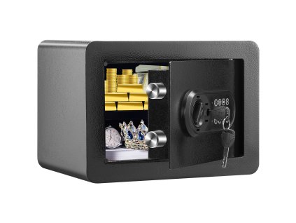 Nástenný trezor 14.2 L, kódový zámok a 2 kľúče, 35.1×24.9×24.9 cm