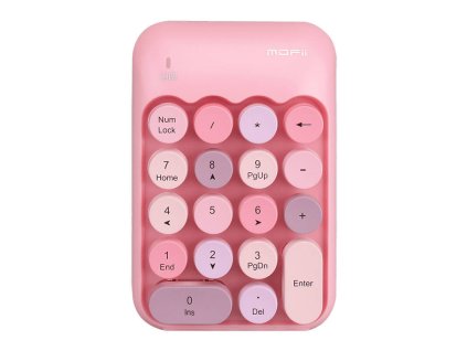 MOFII X910 vezeték nélküli numerikus billentyűzet (rózsaszín)