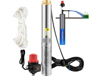 Ponorné čerpadlo do studne 750W 105L/min 62m 230V/50Hz 20m kábel