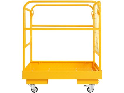 Pracovný košík na vysokozdvižný vozík 544.3 kg, 91.4×91.4 cm, sklápací